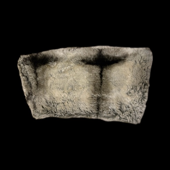 None Accessories - Faux Fur Snood in Gray, Black and a Brown Hue
